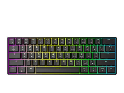 Gk61s Mechanical Gaming Keyboard 61 Keys Multi Color Rgb Illuminated