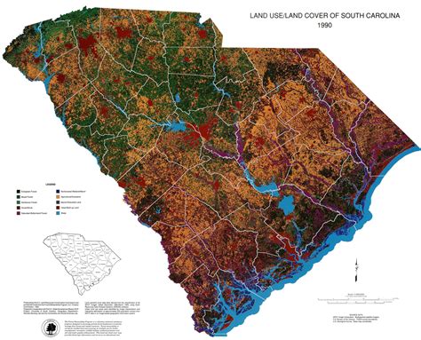 Sc Land Use Land Cover Map Land Use Cover