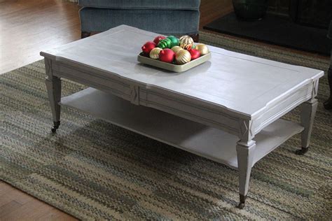 Creating your own coffee table from pallets is a really popular and easy way to create your own personalized coffee table without breaking the bank or needing a high diy skill level. Grey Painted Coffee Table | Coffee Table Design Ideas