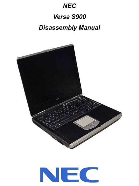 Nec Versa S900 Disassembly Manual Pdf Download Manualslib