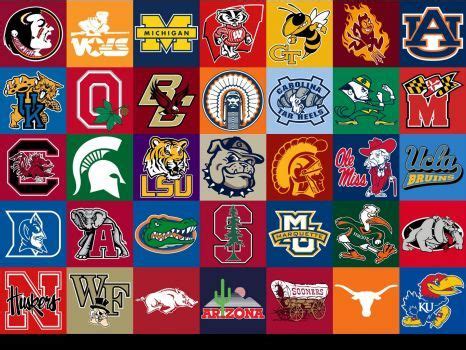 The league was named national basketball association on 3rd of august, 1949, and it keeps that name nowadays. ncaa logos (192 pieces) | College football logos, College ...