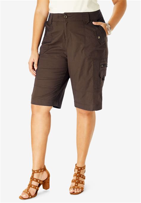 Cargo Shorts Plus Size Capris And Shorts Roamans