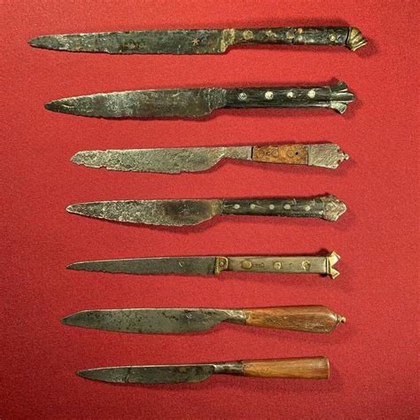 Lame Hunting Magazines Forging Knives Late Middle Ages Dagger Knife