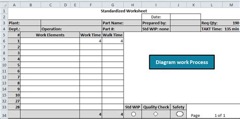 Work In Process Excel Template