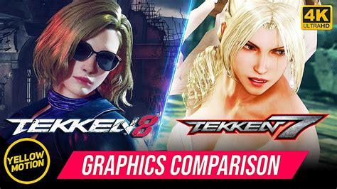 Nina Williams New Look Tekken 8 Vs Tekken 7 Graphics And Character