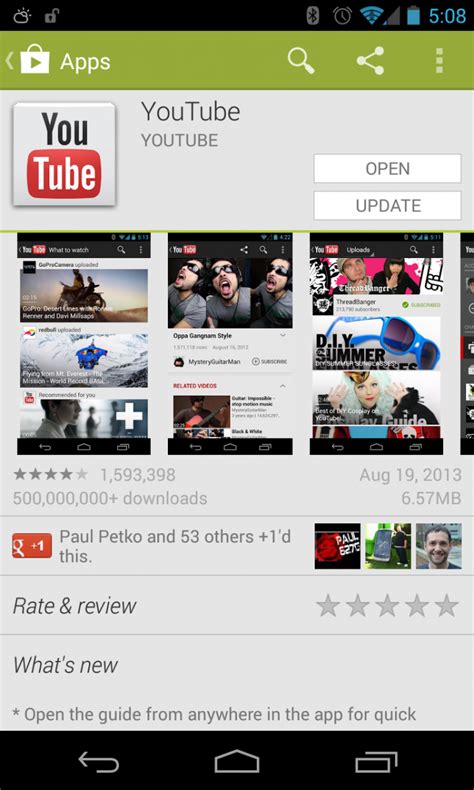 Big Youtube App Update Brings New Ui Features Android Central