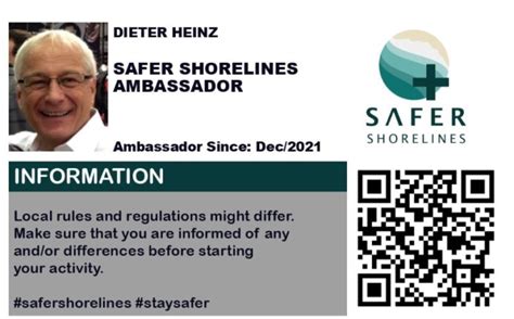 Digital Ambassador Card Safer Shorelines