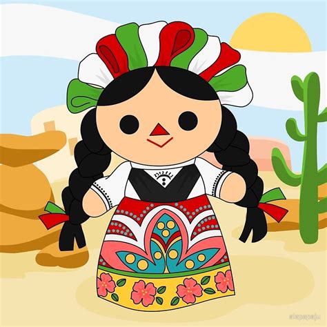 Maria 1 Muñeca Mexicana De Alapapaju Mexican Doll Mexican Art Mexican Textiles Art