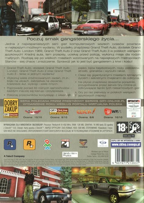 Grand Theft Auto Trylogia Box Shot For Pc Gamefaqs