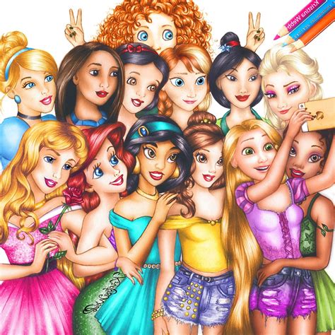Disney Princess Sketch Prints Images And Photos Finder