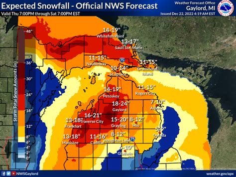 Michigan Snowfall Predictions See How Much Your Area Will Get During