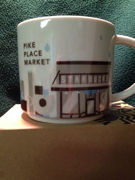 Starbucks Pike Place Market You Are Here Ceramic Coffee Mug Seattle