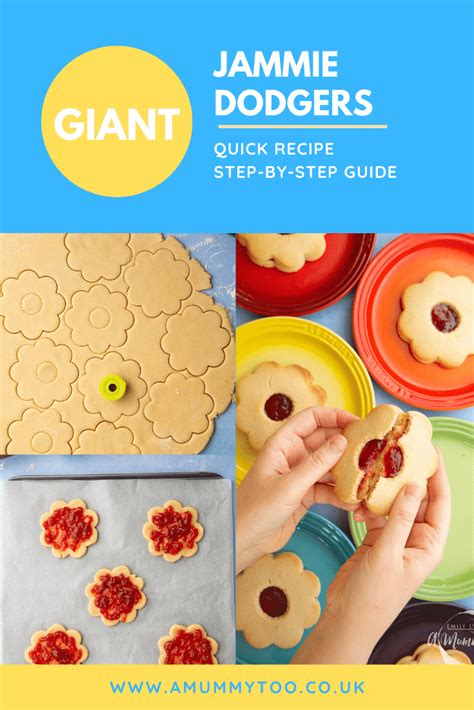 Giant Jammie Dodgers Recipe Jam Biscuits A Mummy Too