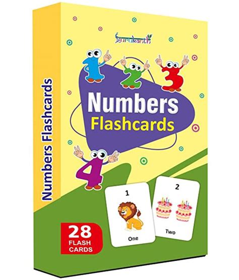 Numbers Flash Cards For Kids Early Learning Easy And Fun Way Of