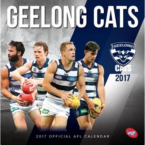 Mcg will play host to sunday's round 19 afl game between. Booktopia - Geelong Cats, 2017 Official AFL 16-Month Wall ...