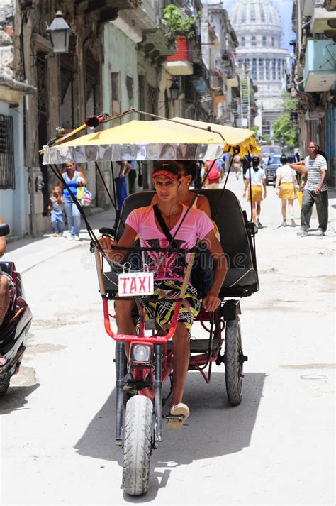 Bicitaxi In Havana Editorial Image Image Of Taxi Bicycle 27242275