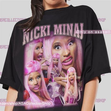 Nicki Minaj Shirt Nicki Minaj Printed Graphic Tee Nicki Etsy