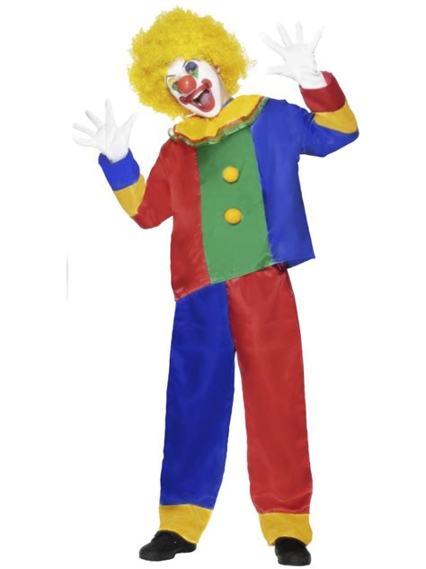 Child Clown Jester Fancy Dress Party Costume Boys Funny Circus Kids Ebay