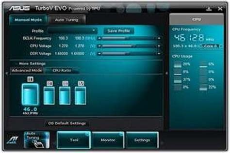 تحميل برنامج Asus Turbov Evo لمعالجة مازر بورد الحاسوب برابط مباشر