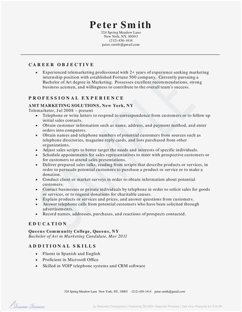 38 Great Summary Statement For Resume For Your Application