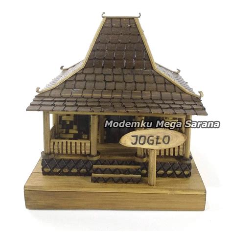 Rumah adat joglo, arsitektur, sejarah, filosofi, video. Jual Miniatur Rumah Adat Jawa Tengah / Joglo dari bambu ...