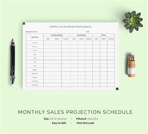 Monthly Work Schedule Template 29 Free Word Excel Pdf Format