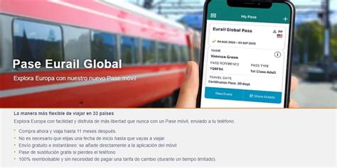 Eurail Lanza Sus Pases De Tren Móviles ¡hola Billete Electrónico
