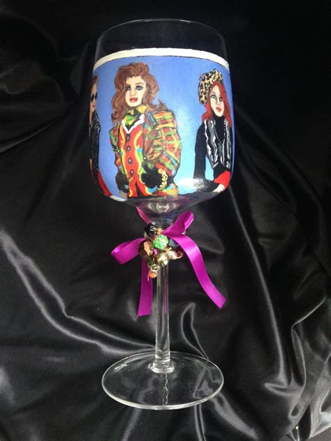 Cookware, bedding, small appliances, dinnerware, home decor Hand Painted Long Stem Wine Glass with "Leopard Beret ...