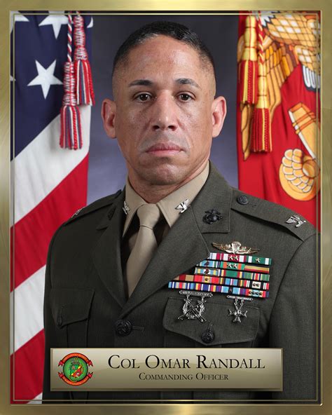Colonel Omar J Randall 3d Marine Logistics Group Leaders Bio