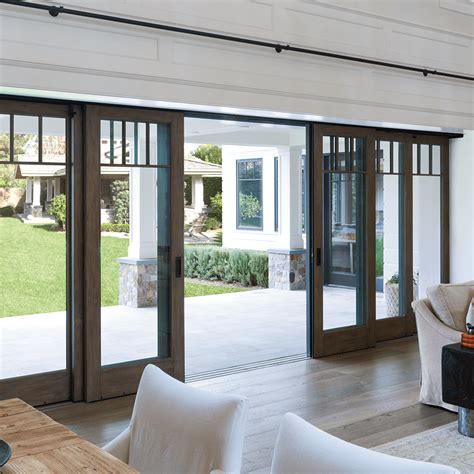 Architect Series Traditional Multi Slide Patio Door Pella Glass Doors Patio French Doors