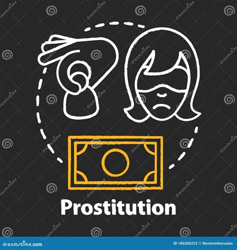 prostitution concept icon sex trafficking idea thin line illustration sexual exploitation