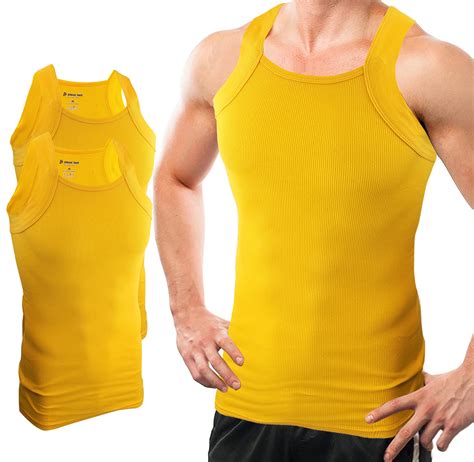 Different Touch 2 Pack Assorted Colors G Unit Tank Tops Square Cut