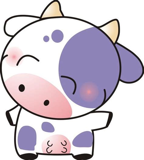 Purple Cow By Vonborowsky On Deviantart Purple Cow Cows Funny Cute