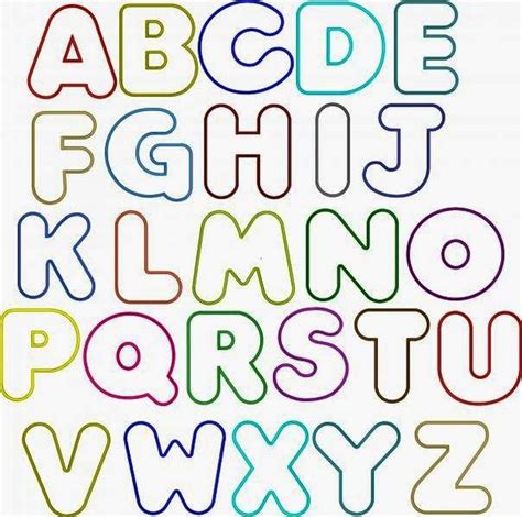Bubble Letter Coloring Pages Font Letter Alphabet