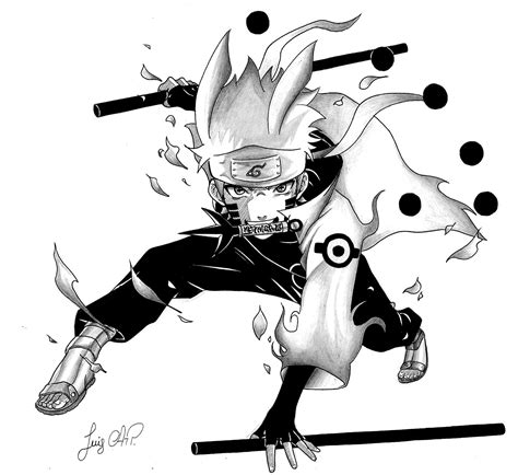 Pin En Naruto Dibujos De Colorear