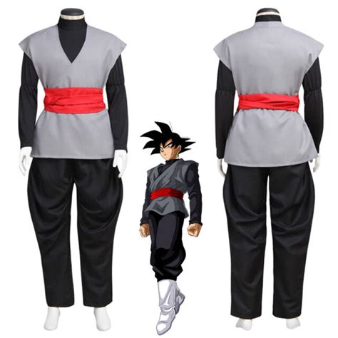 Dragon Ball Super Goku Black Costume Cosplay Suit Mens Outfit Ebay