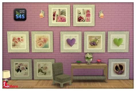 Deco Lintharassims4 Deco Gallery Wall Sims 4