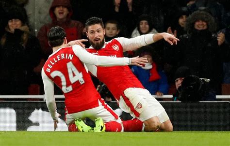 Arsenal 2 0 Crystal Palace Olivier Giroud Stunner Lights Up