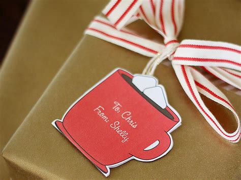 Name tags may be temporary. How to Make Customizable Holiday Gift Tags | DIY