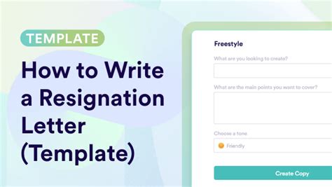 Resignation Letter Templates How To Write And Examples How To Write An