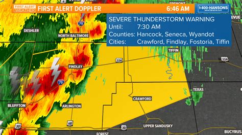 A cold front was set to move through the area, and the. Severe thunderstorm warning issued for some counties in our area | wtol.com