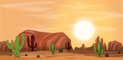 Animated Desert Background A Park With Many Greenery And Flowers