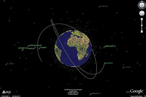 Free global satellite image data is available from an increasing number of sources. Real-Time Satellite Visualization In Google Earth