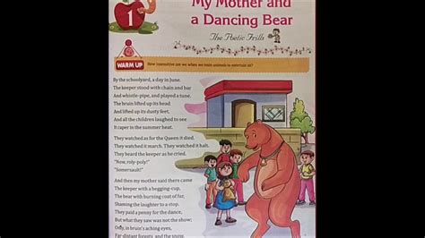 My Mother Saw A Dancing Bear Poem Explanation