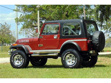 For Sale At Auction 1985 Jeep Cj7 For Sale In West Palm Beach Fl