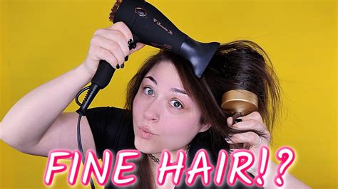Hairdresser Teaches How To Blow Dry Fine Hair For Volume How To Blow