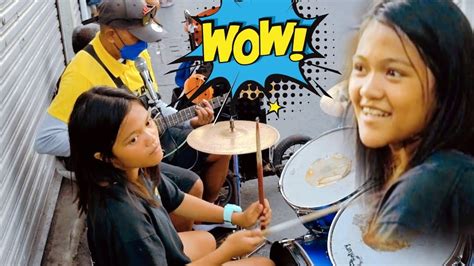Rhian Kahit Iba Ang Vocalista Kaya Pa Rin Nya Sabayan Batang Drummer