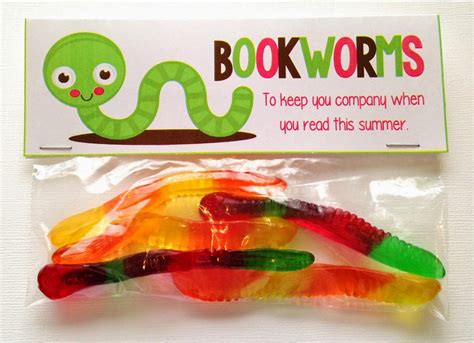 End Of Year Treats Bookworms Freebie And Tutorial Mrs Gilchrists