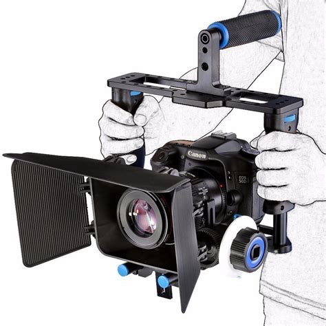 Descubre la mejor forma de comprar online. 3 in 1 DSLR Rig Kit Camera Cage +Matte Box +Follow Focus ...