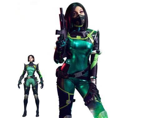 Viper Game Cosplay Costume Valorant Viper Cosplay Costume Etsy